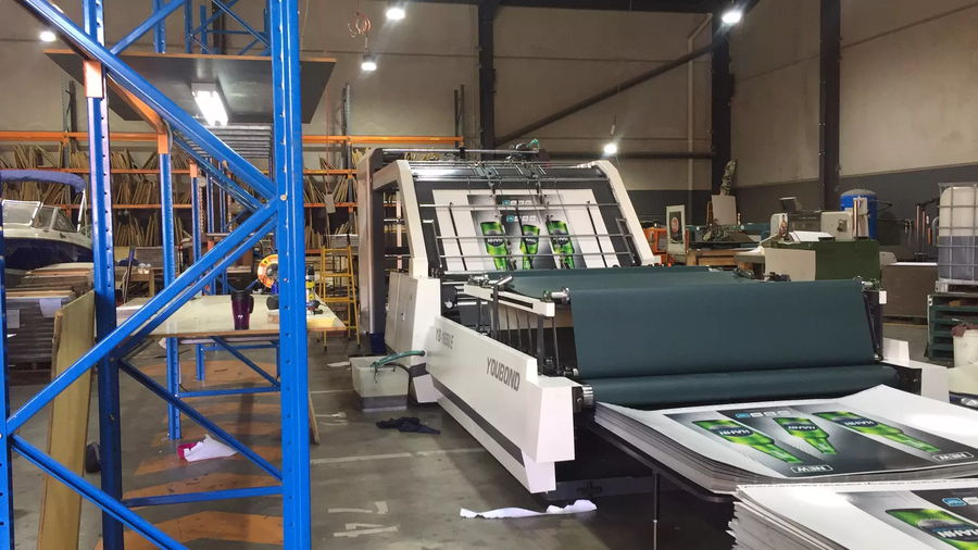 Automatic laminating machine installed in Australia Wenzhou Youbond Machinery Co., Ltd.